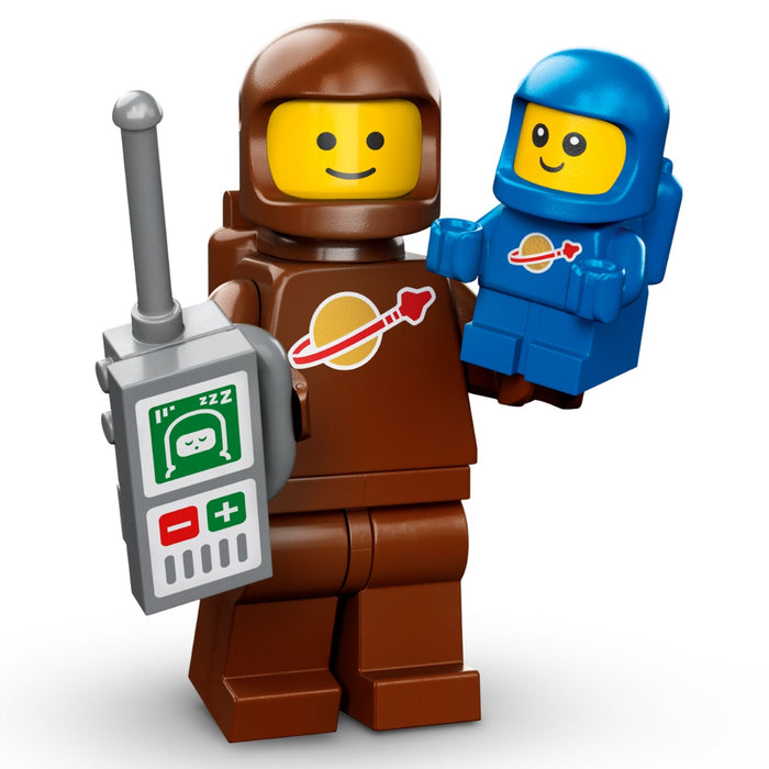 Lego 71037 Series 24 Collectible Minifigure #3 Brown Astronaut and Spacebaby