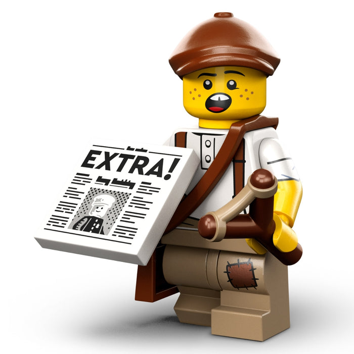 Lego 71037 Series 24 Collectible Minifigure #12 Newspaper Kid