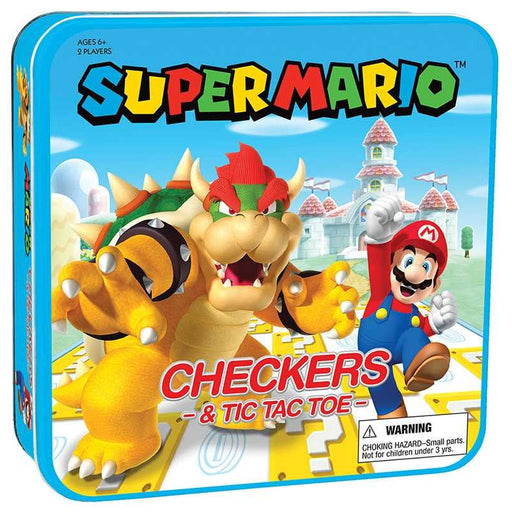 Usaopoly Inc - Checkers & Tic Tac Toe Super Mario vs. Bowser 1
