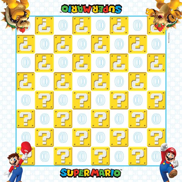 Usaopoly Inc - Checkers & Tic Tac Toe Super Mario vs. Bowser 4
