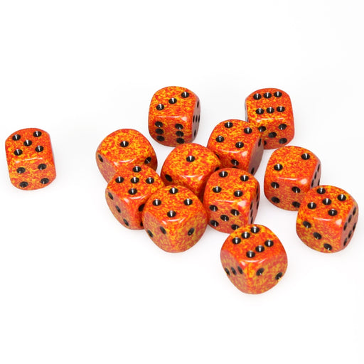 Chessex - Dice Speckled D6 16mm Fire 1