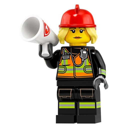 Lego - 71025 Series 19 Collectible Minifigure #8 Fire Fighter 1