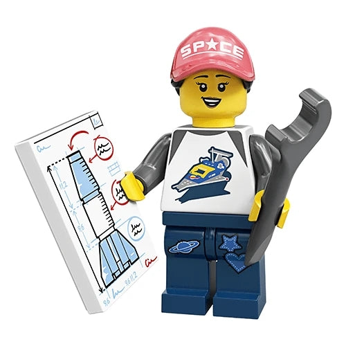 Lego - 71027 Series 20 Collectible Minifigure #6 Space Fan 1