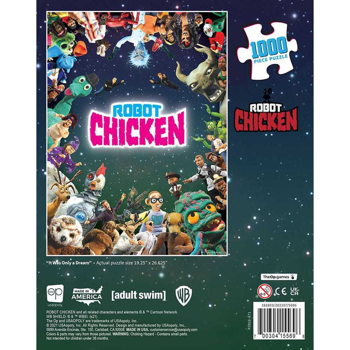 Usaopoly Inc - Robot Chicken It Was Only A Dream 1000 Piece Puzzle 2