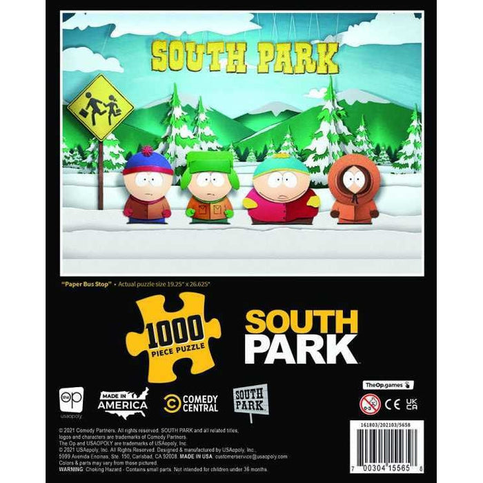 Usaopoly Inc - South Park Paper Bus Stop 1000 Piece Puzzle 2