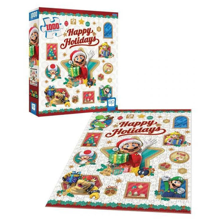 Usaopoly Inc - Super Mario Happy Holidays 1000 Piece Puzzle 3