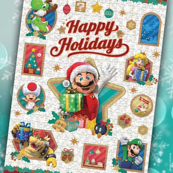 Usaopoly Inc - Super Mario Happy Holidays 1000 Piece Puzzle 5