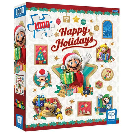 Usaopoly Inc - Super Mario Happy Holidays 1000 Piece Puzzle 1