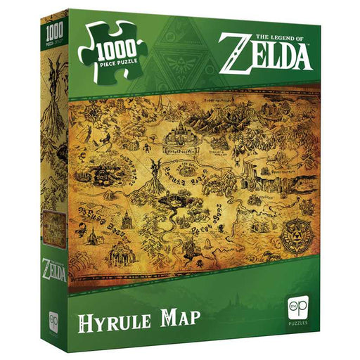 Usaopoly Inc - Zelda Hyrule Map 1000 Piece Puzzle 1