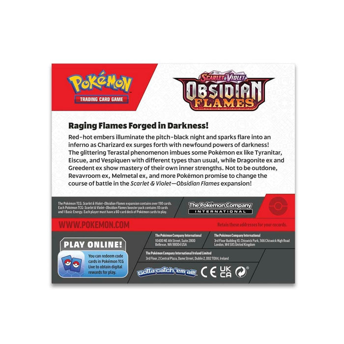 Pokemon Obsidian Flames Booster Box Keeebs.com Pokemon Obsidian Flames Booster Box Keeebs.com