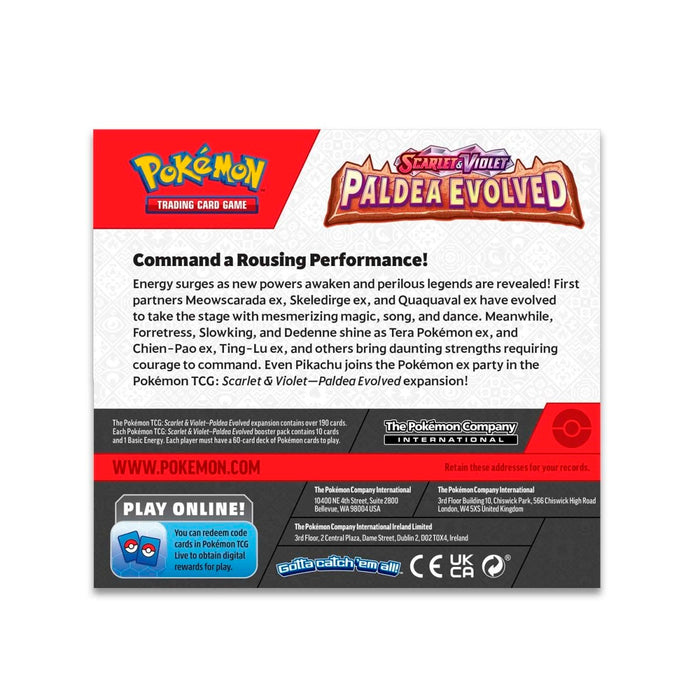 Pokemon Paldea Evolved Booster Box —
