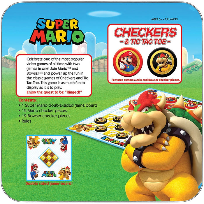 Usaopoly Inc - Checkers & Tic Tac Toe Super Mario vs. Bowser 2