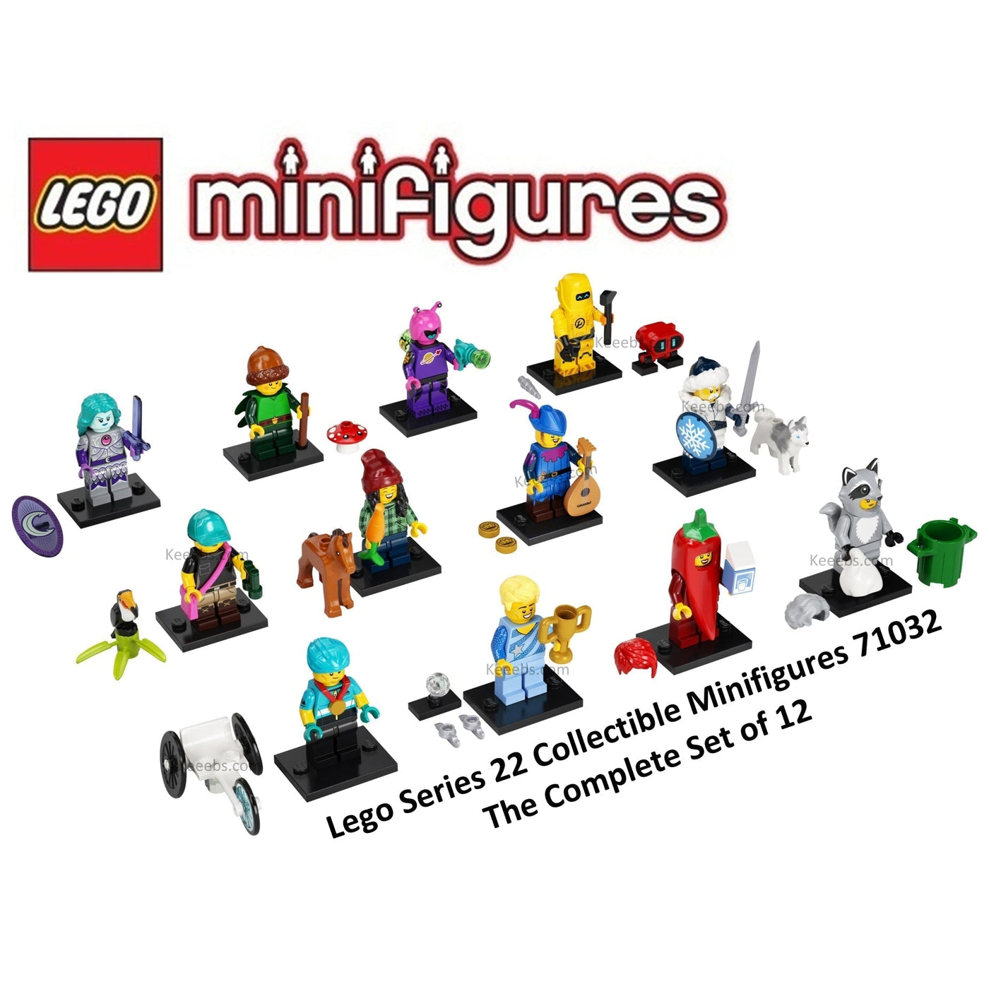 Lego 71032 Series 22 Collectible Minifigures Complete Set — Keeebs.com
