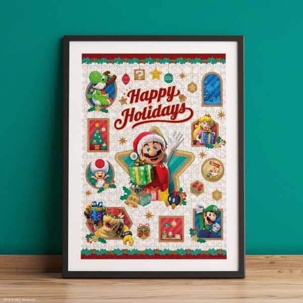 Usaopoly Inc - Super Mario Happy Holidays 1000 Piece Puzzle 6